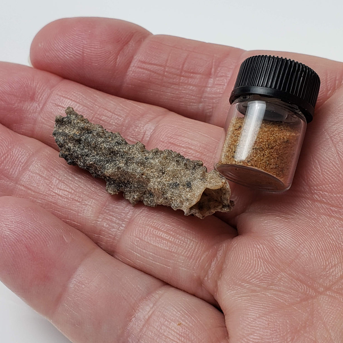  Fulgurite | Natural Lightning Impact Glass | 1.45 Grams | Sahara 6