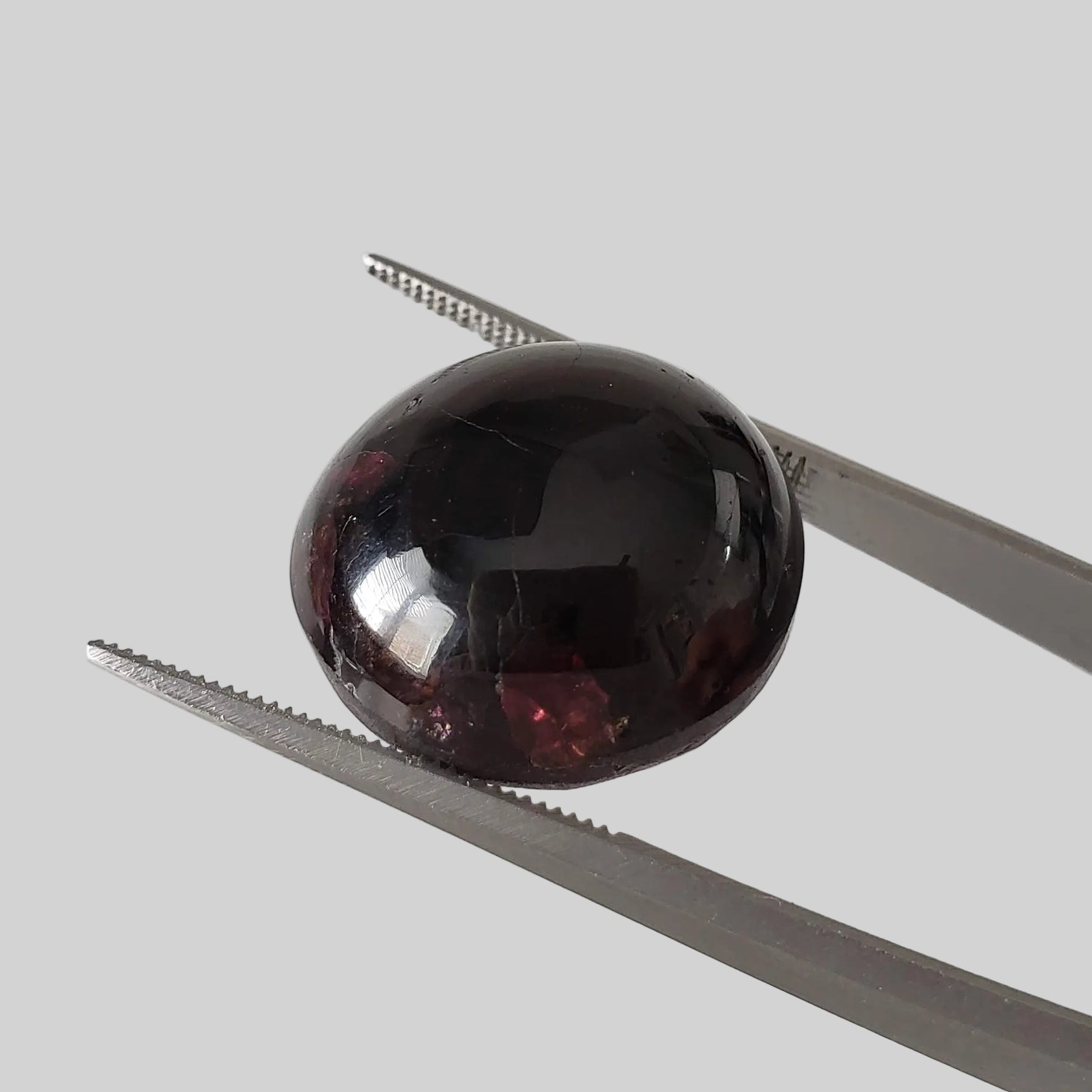  Garnet | Untreated | Oval Cabochon | Blood Red | 18x17.5mm 35.75ct | Africa 
