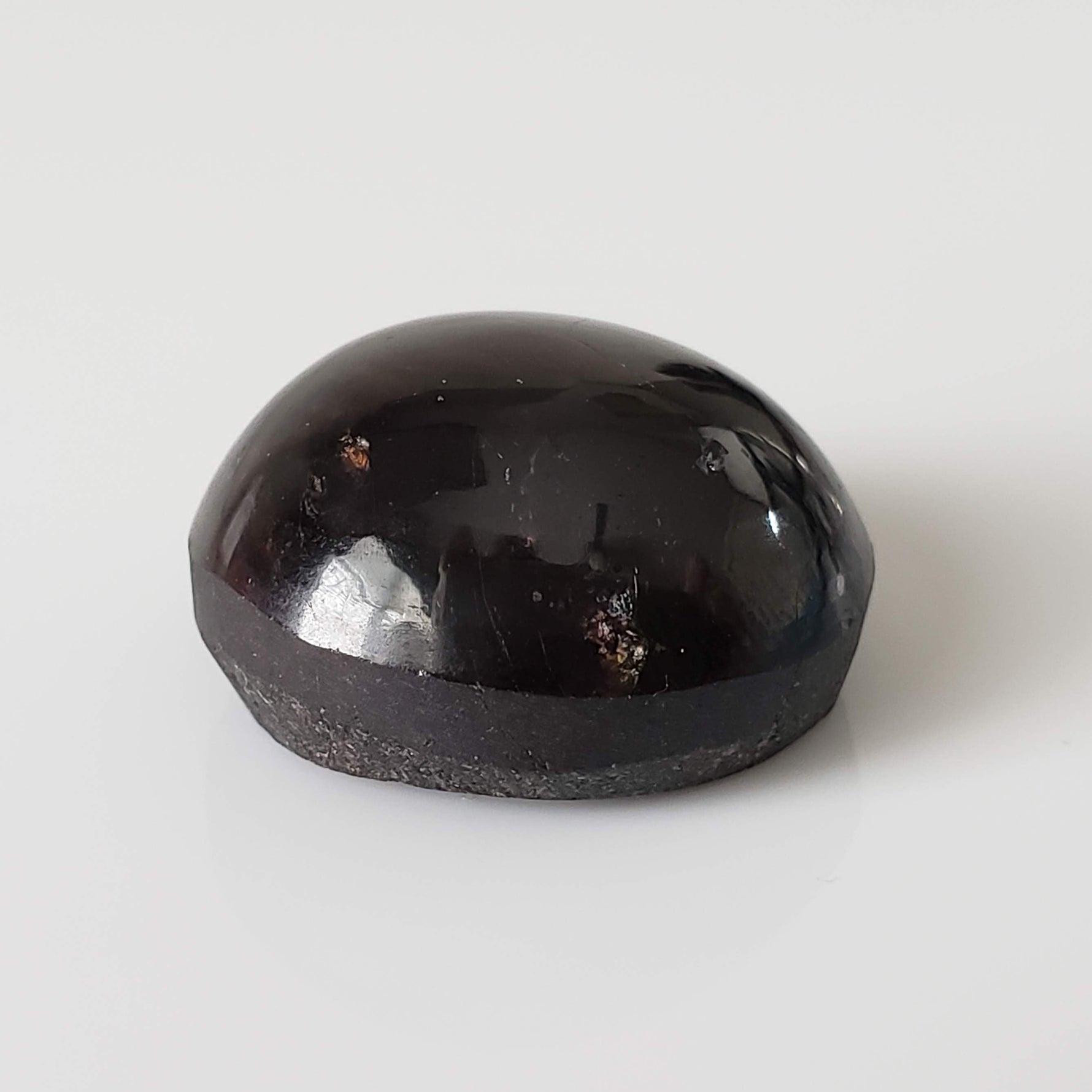  Garnet | Untreated | Oval Cabochon | Blood Red | 18x17.5mm 35.75ct | Africa 4