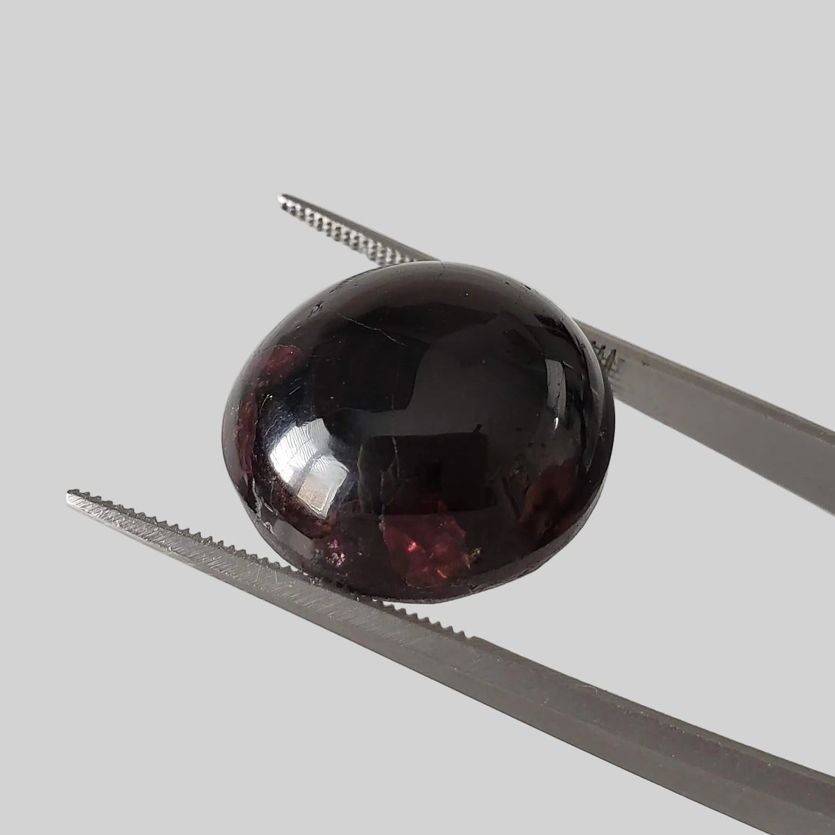  Garnet | Untreated | Oval Cabochon | Blood Red | 18x17.5mm 35.75ct | Africa 