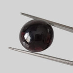  Garnet | Untreated | Oval Cabochon | Blood Red | 18x17.5mm 35.75ct | Africa 1