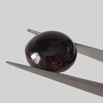  Garnet | Untreated | Oval Cabochon | Blood Red | 18x17.5mm 35.75ct | Africa 2
