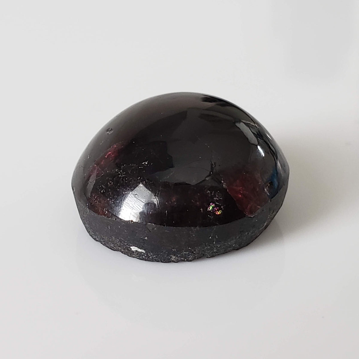  Garnet | Untreated | Oval Cabochon | Blood Red | 18x17.5mm 35.75ct | Africa 3