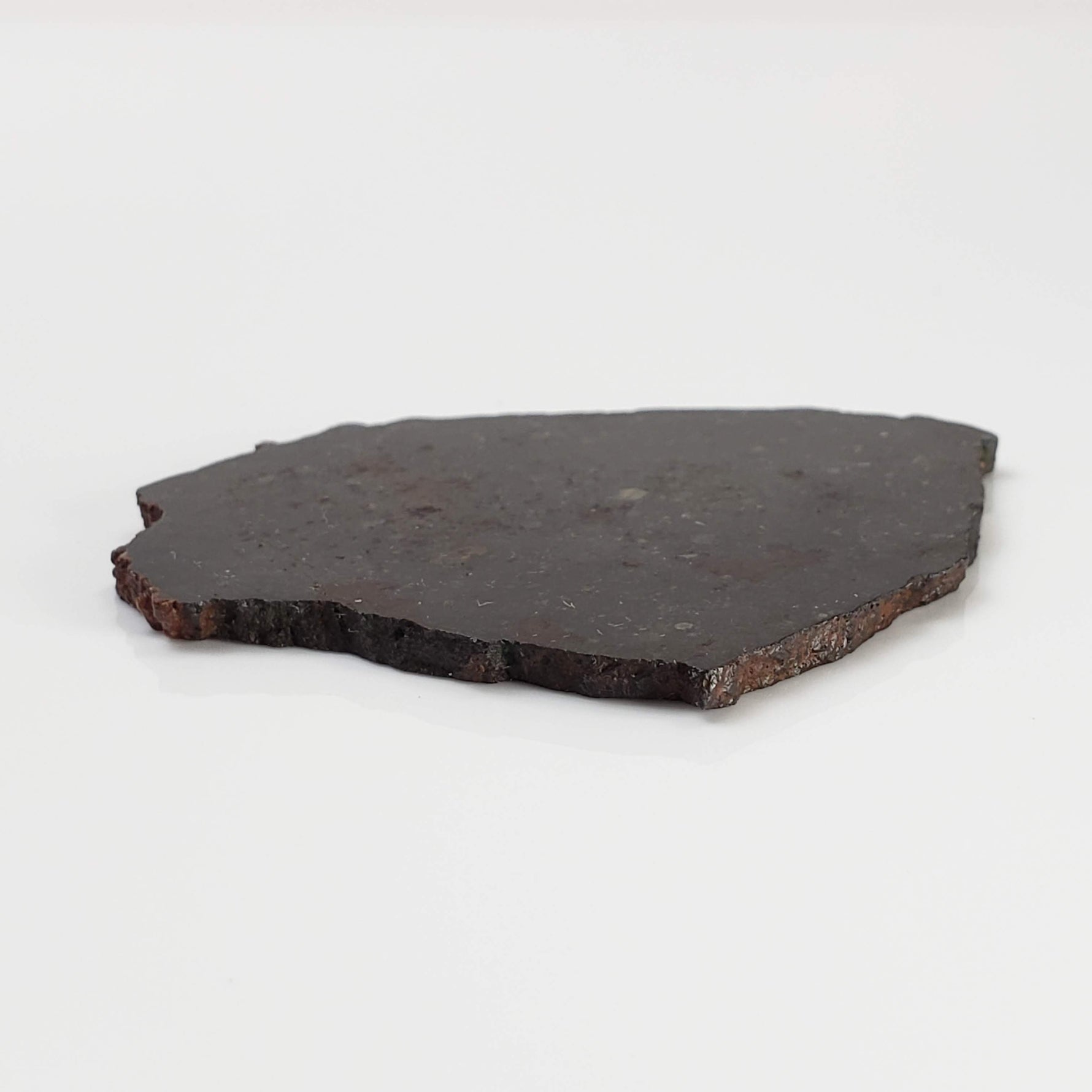  Ghubara Meteorite | 17.6 Gr | Slice | Rare Stony Black L5 Chondrite | Oman 3