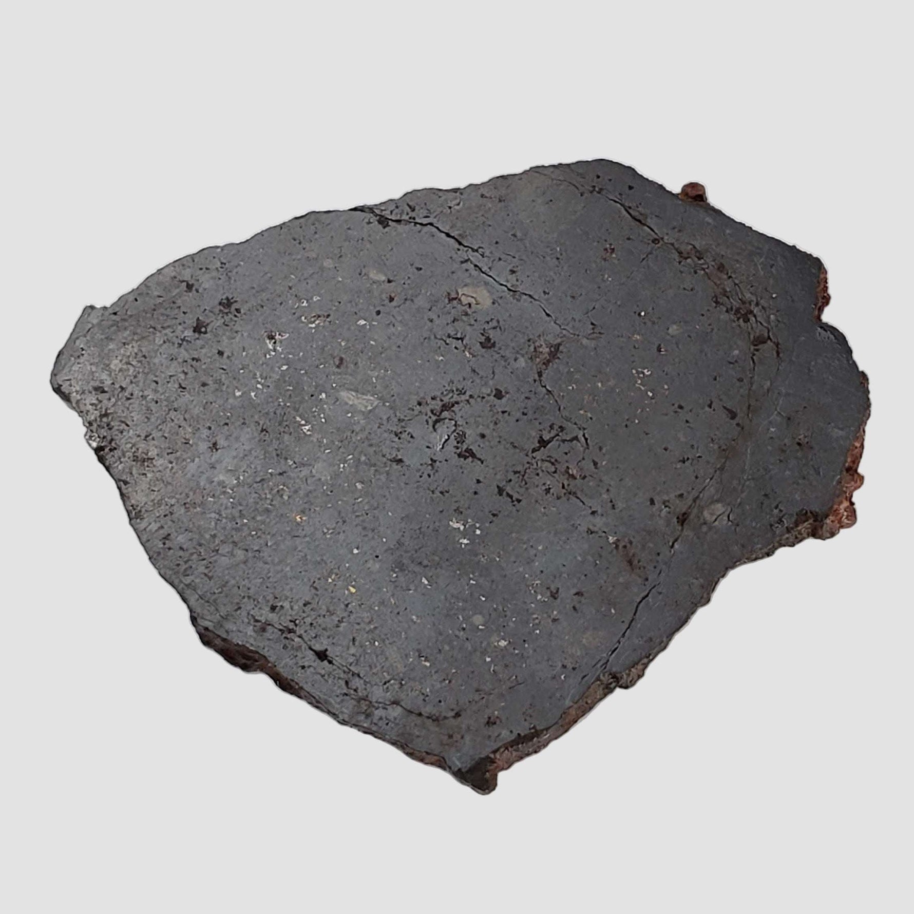  Ghubara Meteorite | 17.6 Gr | Slice | Rare Stony Black L5 Chondrite | Oman 6