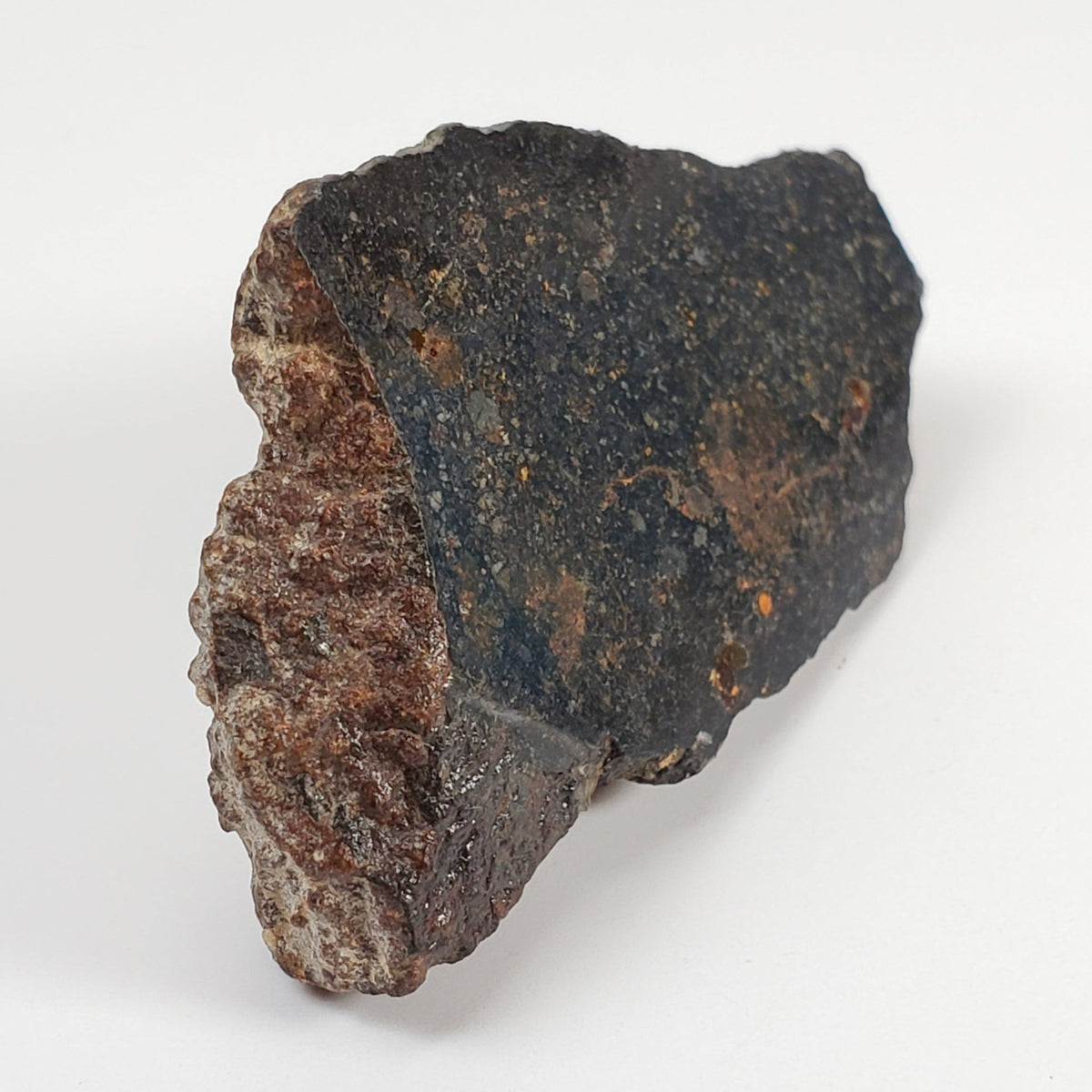 Ghubara Meteorite | 36.12 Gr | End Cut | Rare Stony Black L5 Chondrite | Oman 4