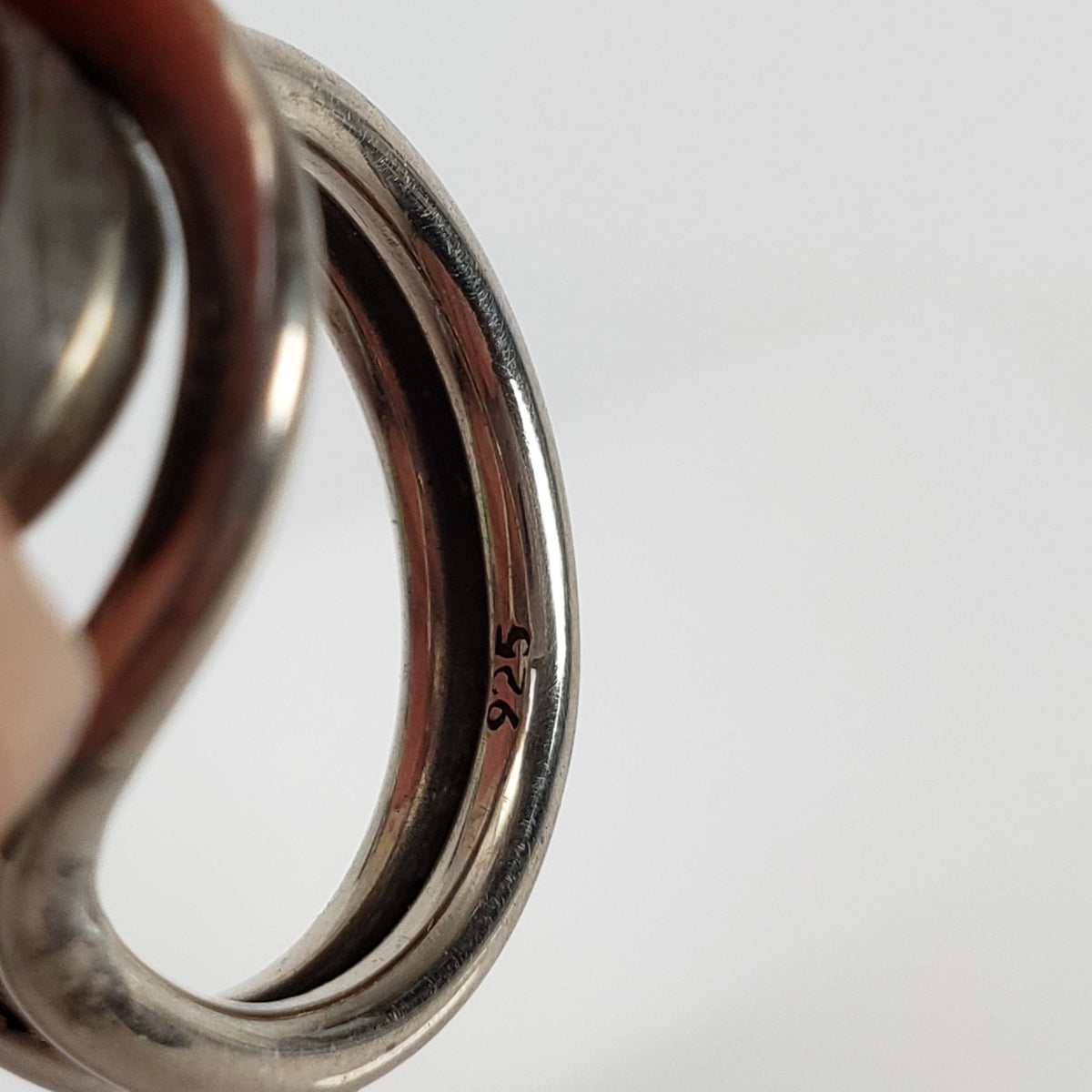  Gibeon Meteorite Ring | Size 6.5 | Etched Part Slice on 925 Silver 4