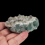  Gray Calcite on Green Crystal Matrix | 153.7 gr | Morocco 7