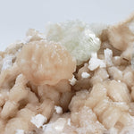  Green Apophyllite on Stilbite with Laumontite | 1.73 kg | Panvel, India 9