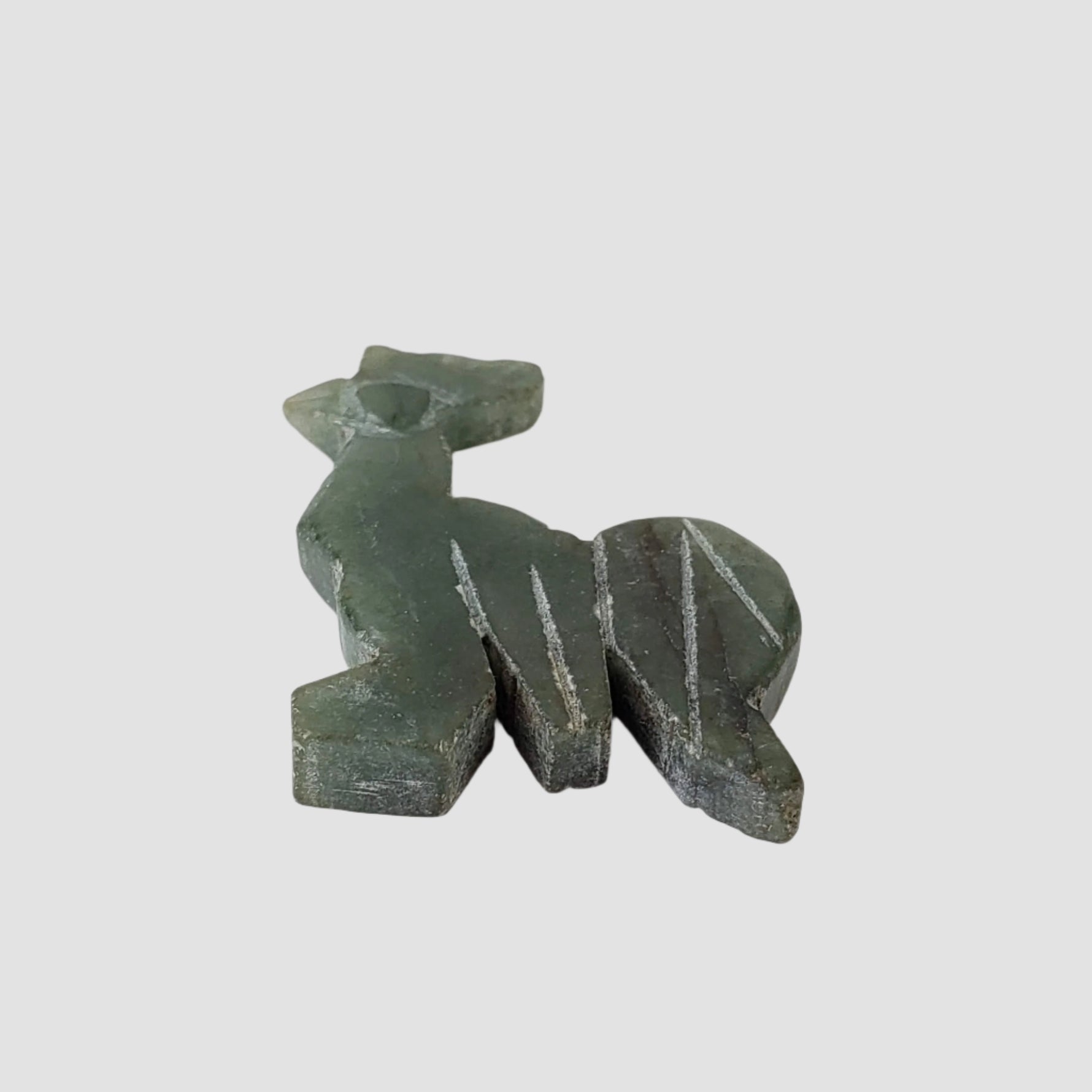  Green Jade Rooster Carving | The Year of the Rooster | 27x21 mm | China 2