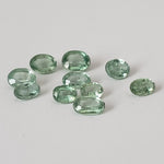  Green Kyanite | 10 Piece Kyanite Lot | Oval Cut | Rare Mint Green | various sizes | 3.31tcw 1