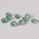  Green Kyanite | 9 Piece Lot | Rare Mint Green | Oval Cut | 5x4mm | 4.1tcw 
