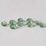  Green Kyanite | 9 Piece Lot | Rare Mint Green | Oval Cut | 5x4mm | 4.1tcw 2