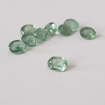  Green Kyanite | 9 Piece Lot | Rare Mint Green | Oval Cut | 5x4mm | 4.1tcw 5