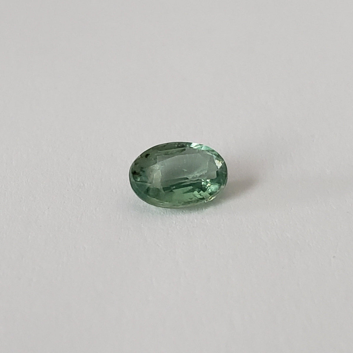  Green Kyanite | Oval Cut | Rare Mint Green | 7.3x5.2mm 1.1ct 2