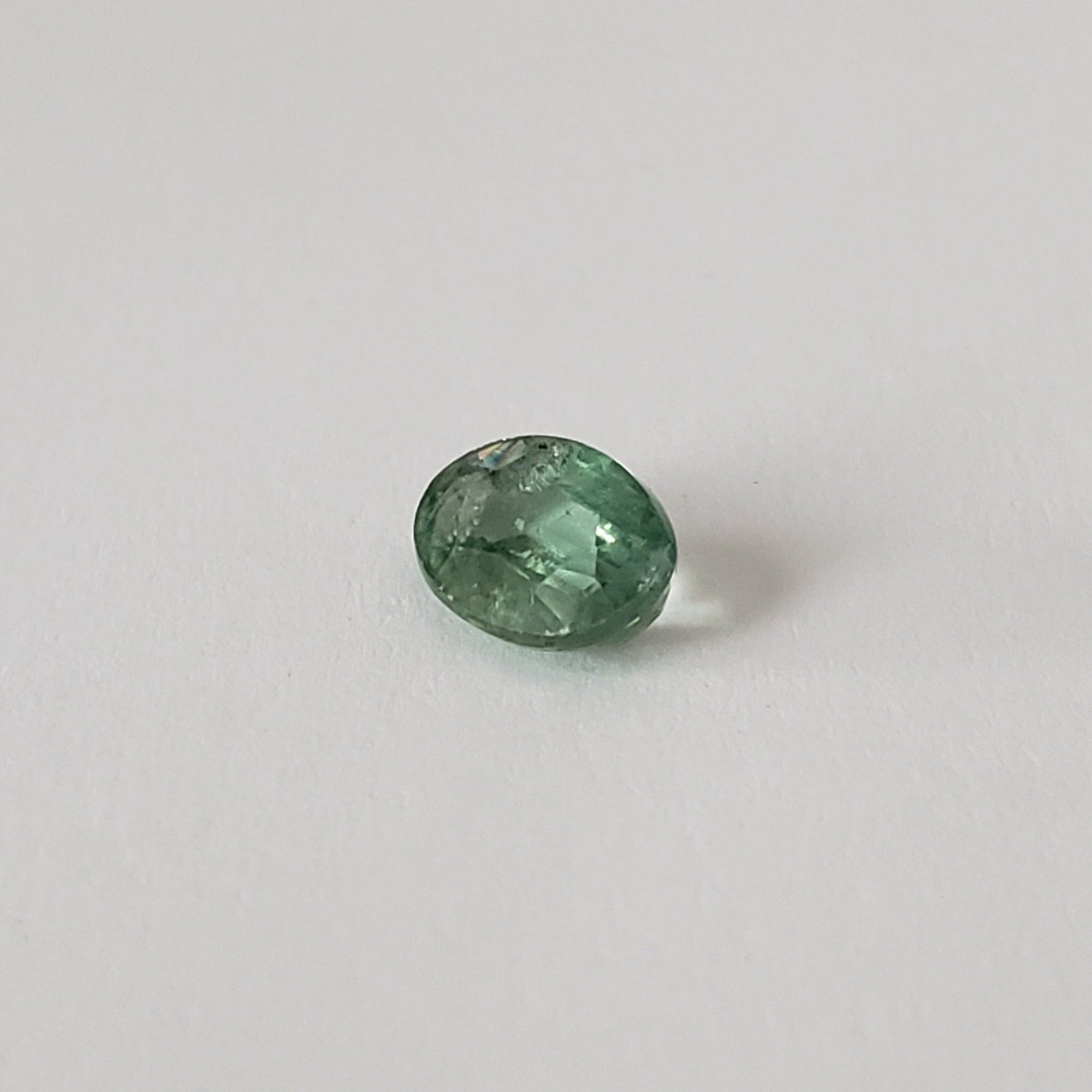  Green Kyanite | Oval Cut | Rare Mint Green | 7.3x5.2mm 1.1ct 6