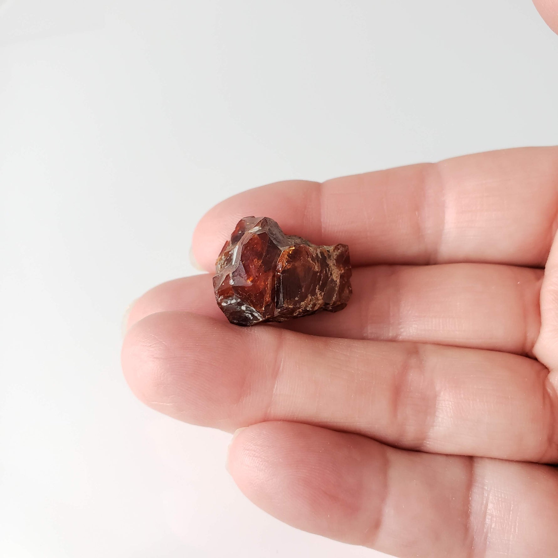  Grossular Garnet | Perky Box Thumbnail Specimen | Eden Mills, VT USA 8