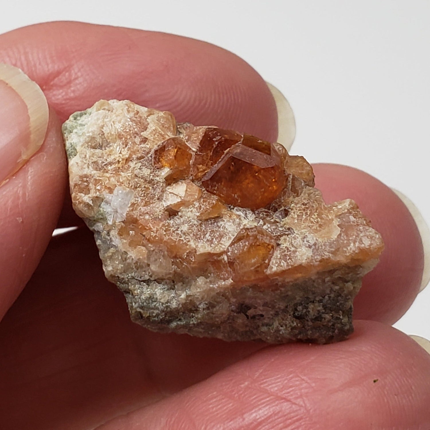  Grossular Hessonite Garnet | Perky Box Thumbnail Specimen | Eden Mills, VT USA 1
