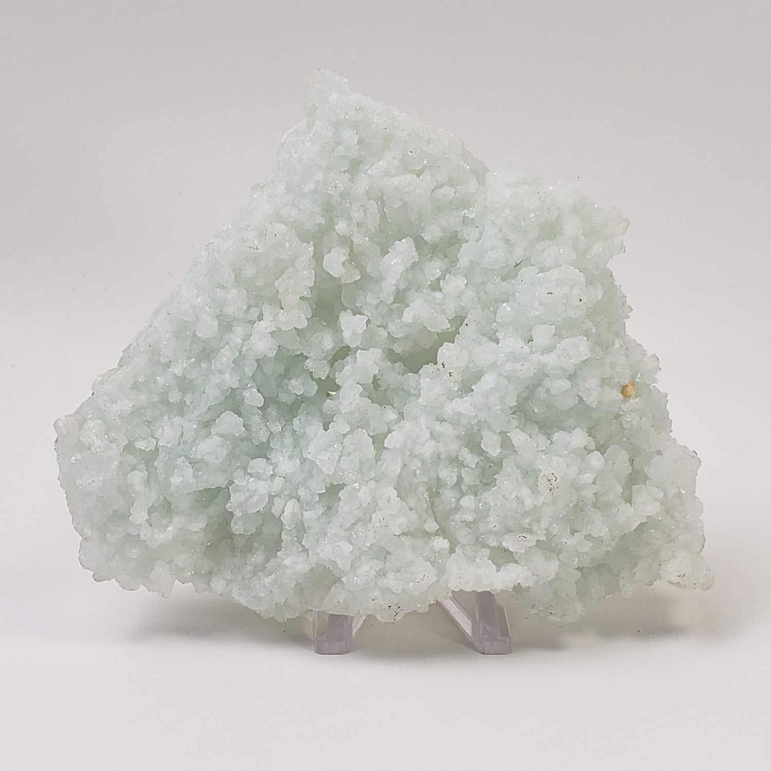  Gyrolite and Apophyllite on Prehnite Crystal | 333 grams | Mumbai India 1