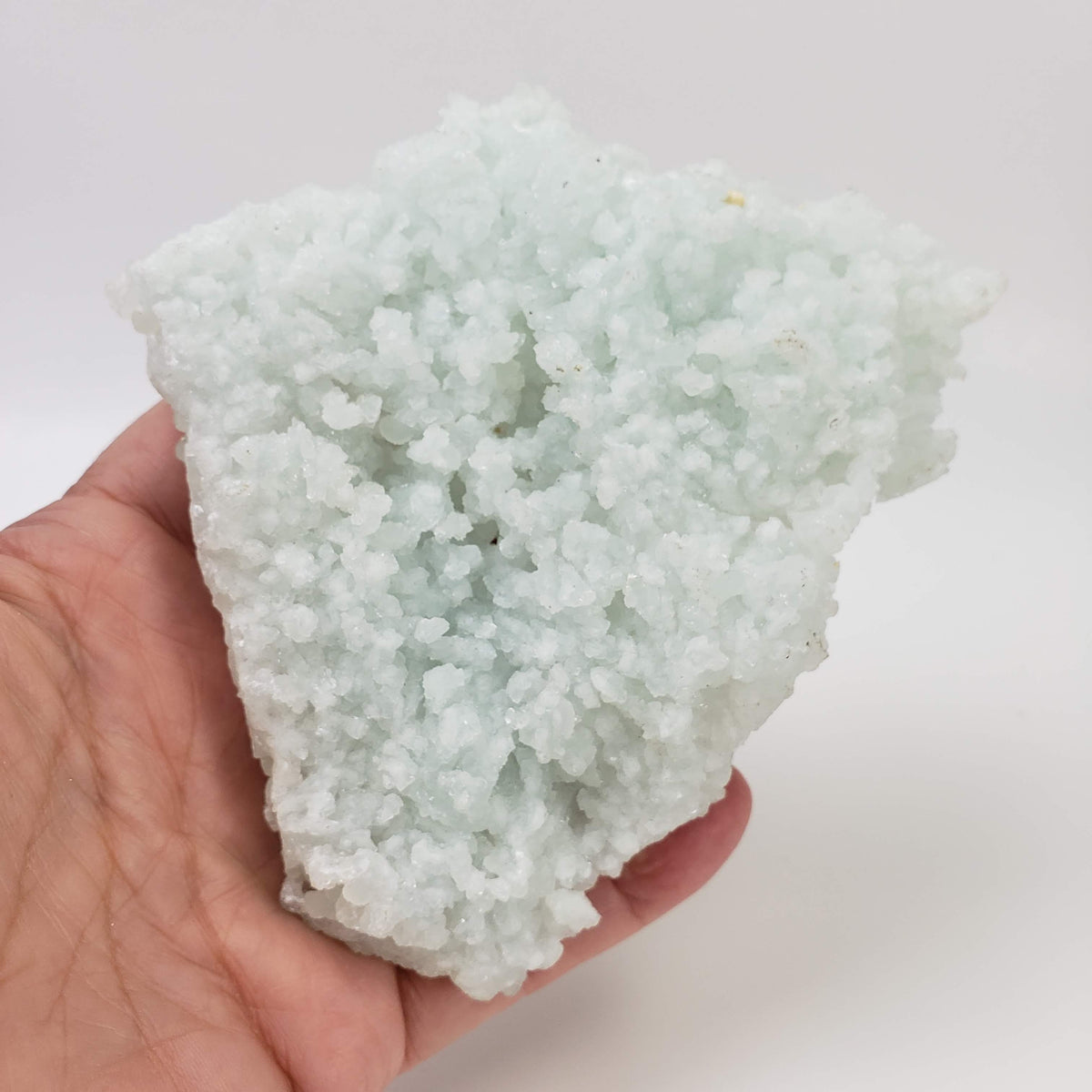  Gyrolite and Apophyllite on Prehnite Crystal | 333 grams | Mumbai India 6