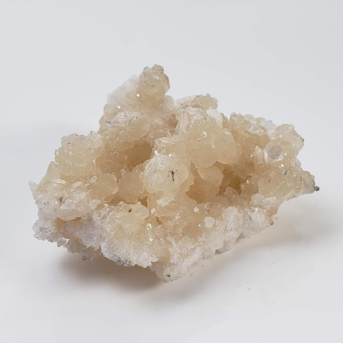  Gyrolite and Apophyllite on Prehnite Crystal | 85 grams | Mumbai, India 4