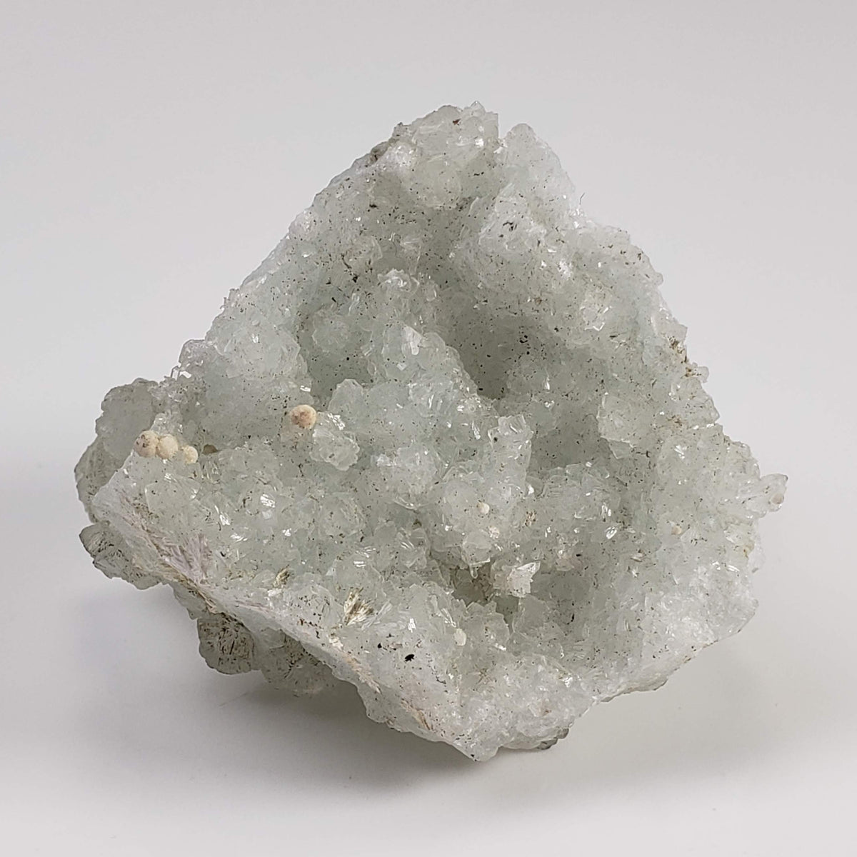Gyrolite on Prehnite Crystal | 64 gr | Mumbai, India 5