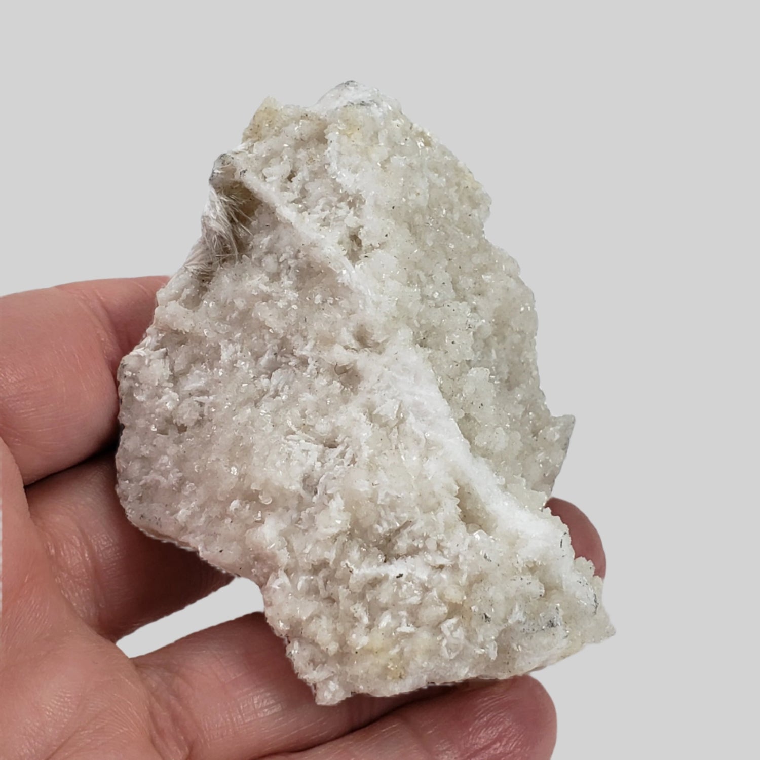  Gyrolite on Prehnite Crystal Cluster | 111 grams | Mumbai, India 1