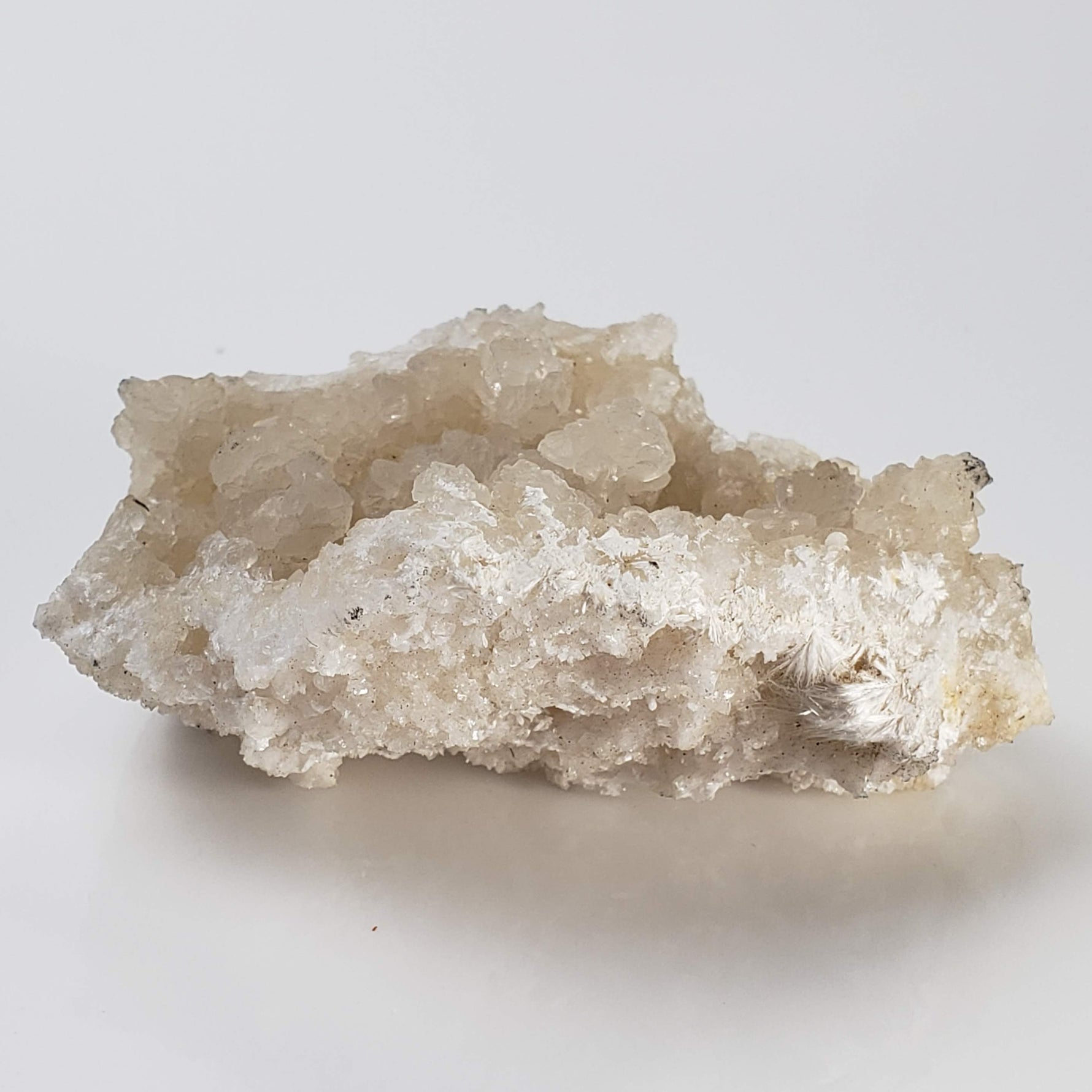  Gyrolite on Prehnite Crystal Cluster | 111 grams | Mumbai, India 5