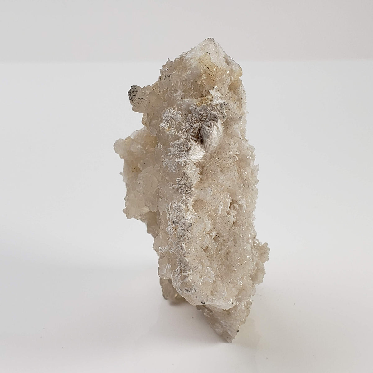  Gyrolite on Prehnite Crystal Cluster | 111 grams | Mumbai, India 7