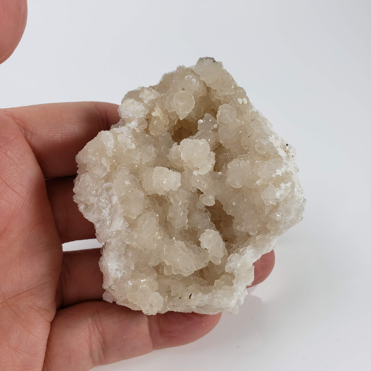  Gyrolite on Prehnite Crystal Cluster | 111 grams | Mumbai, India 8