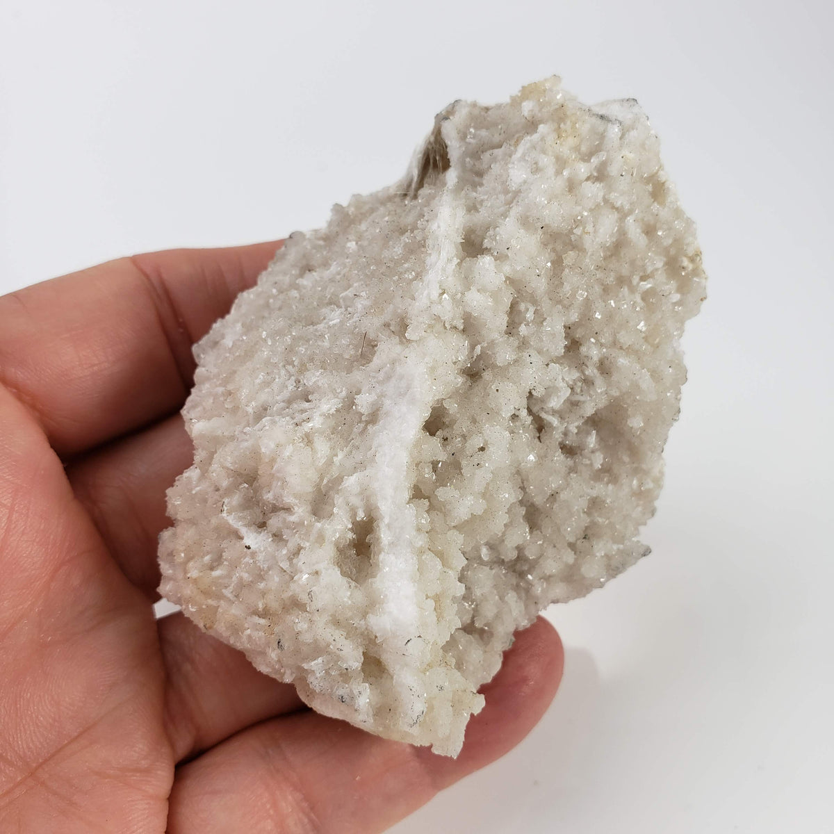  Gyrolite on Prehnite Crystal Cluster | 111 grams | Mumbai, India 9