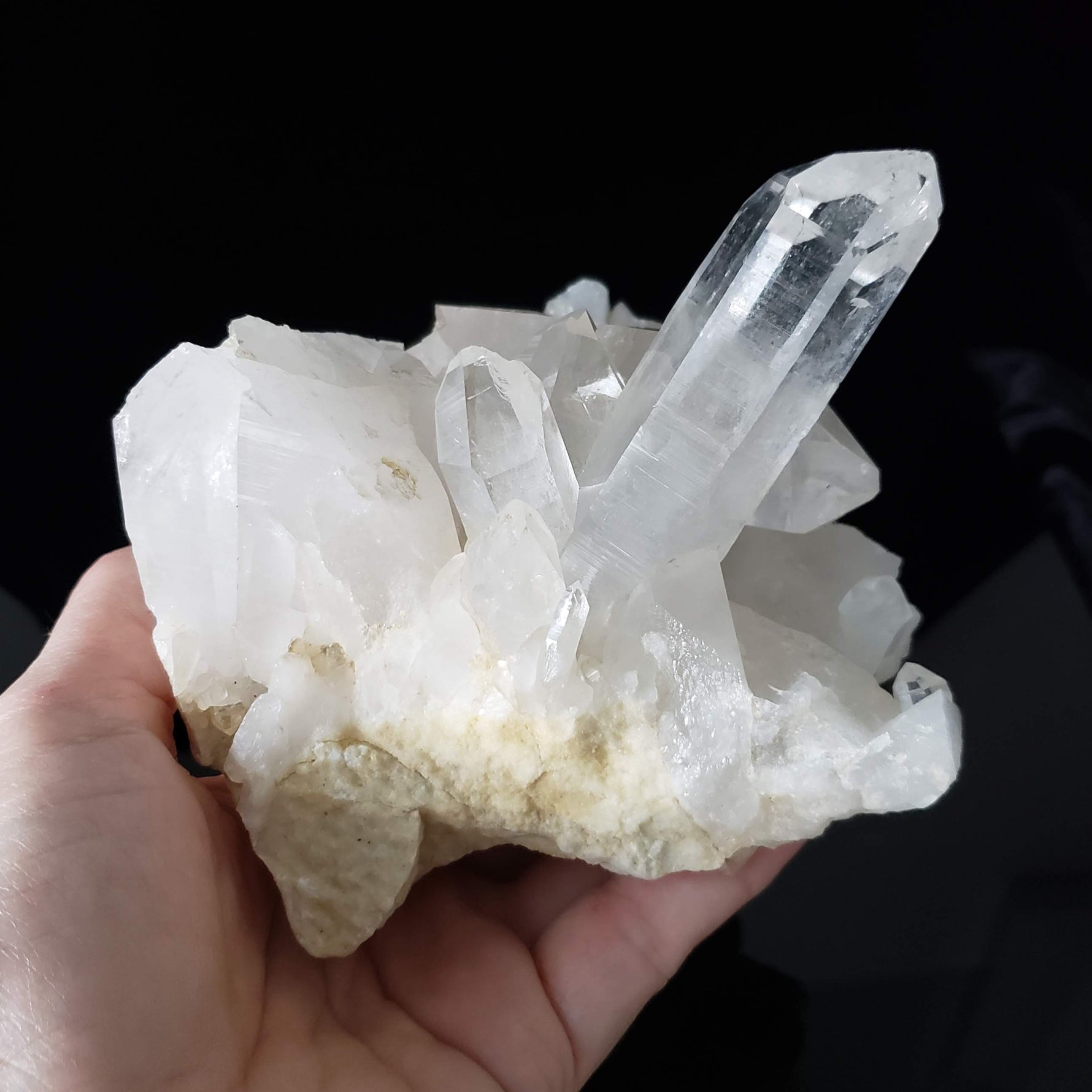  Himalayan Quartz Cluster | Large Terminated Quartz Point | Clear Quartz Points | 1.26 KG 9