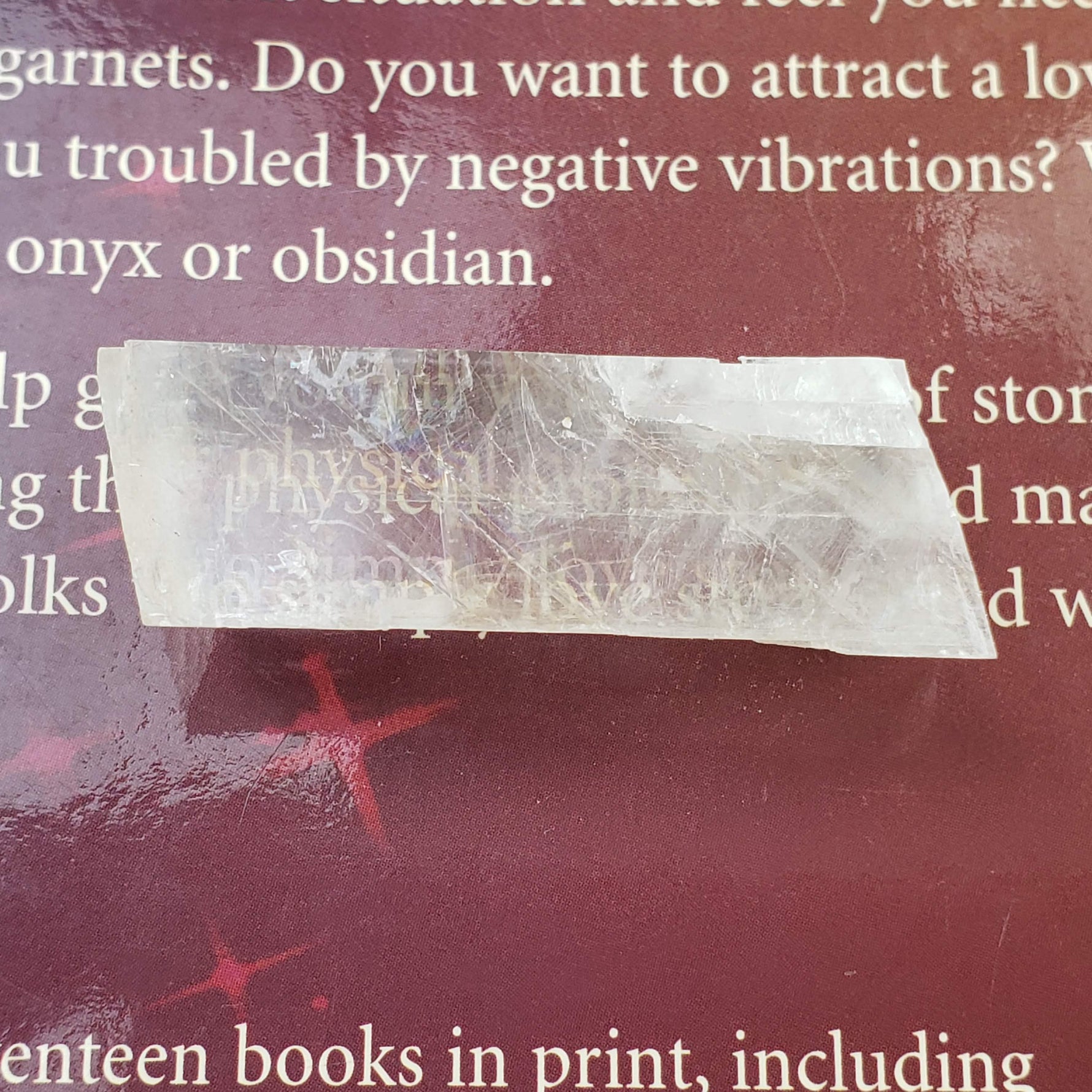  Iceland Spar | Optical Calcite | 16 Grams | Rhombohedral | China 6