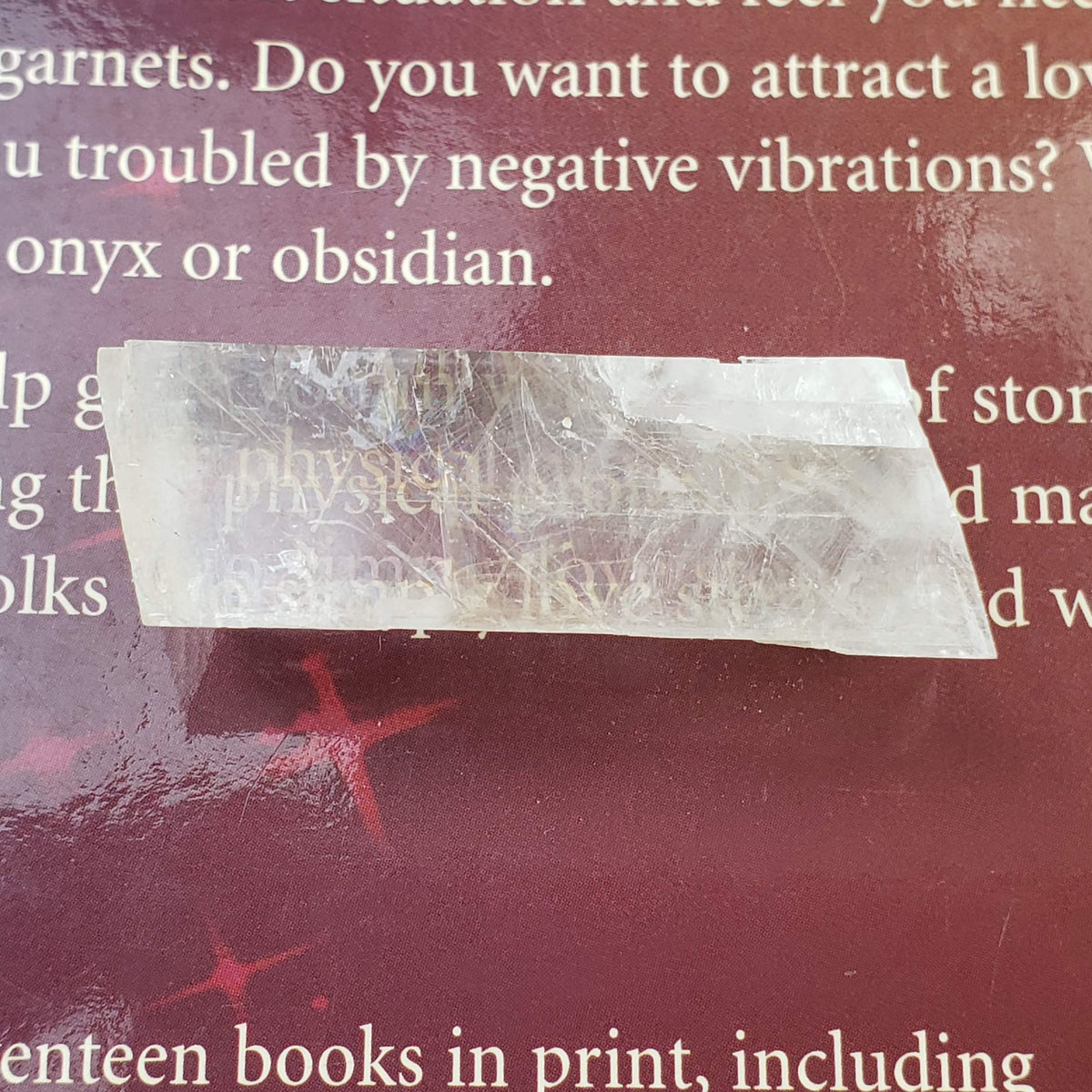  Iceland Spar | Optical Calcite | 16 Grams | Rhombohedral | China 6