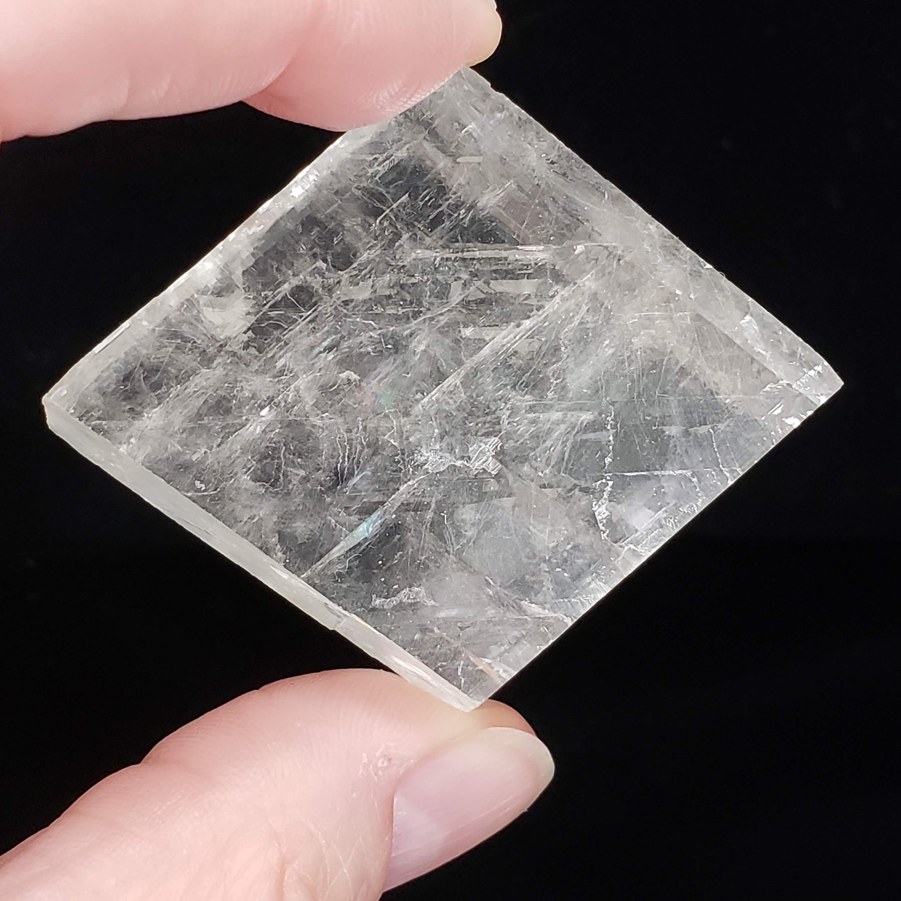  Iceland Spar | Optical Calcite | 44 Grams | Rhombohedral | China 4