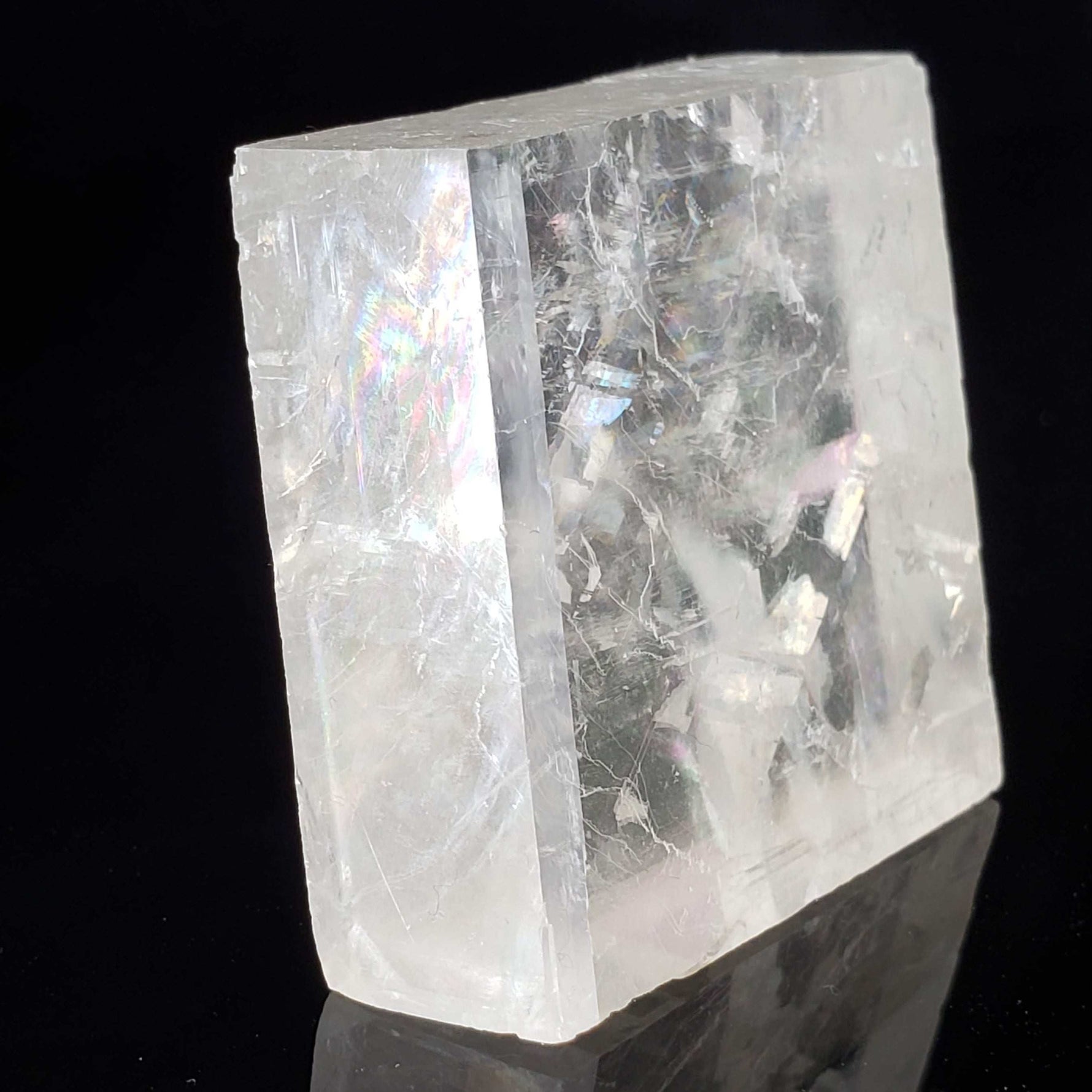  Iceland Spar | Optical Calcite | 44 Grams | Rhombohedral | China 7