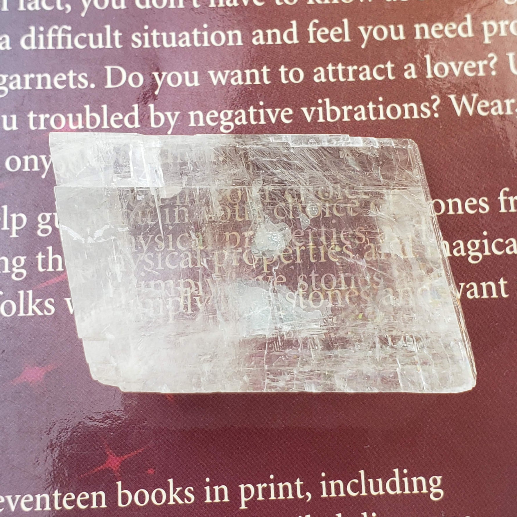  Iceland Spar | Optical Calcite | 59 Grams | Rhombohedral | China 8