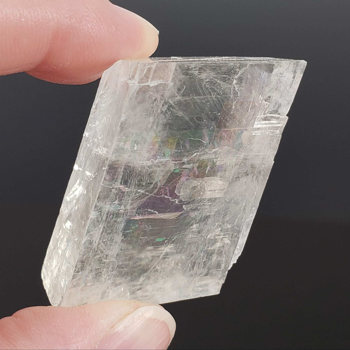  Iceland Spar | Optical Calcite | 59 Grams | Rhombohedral | China 