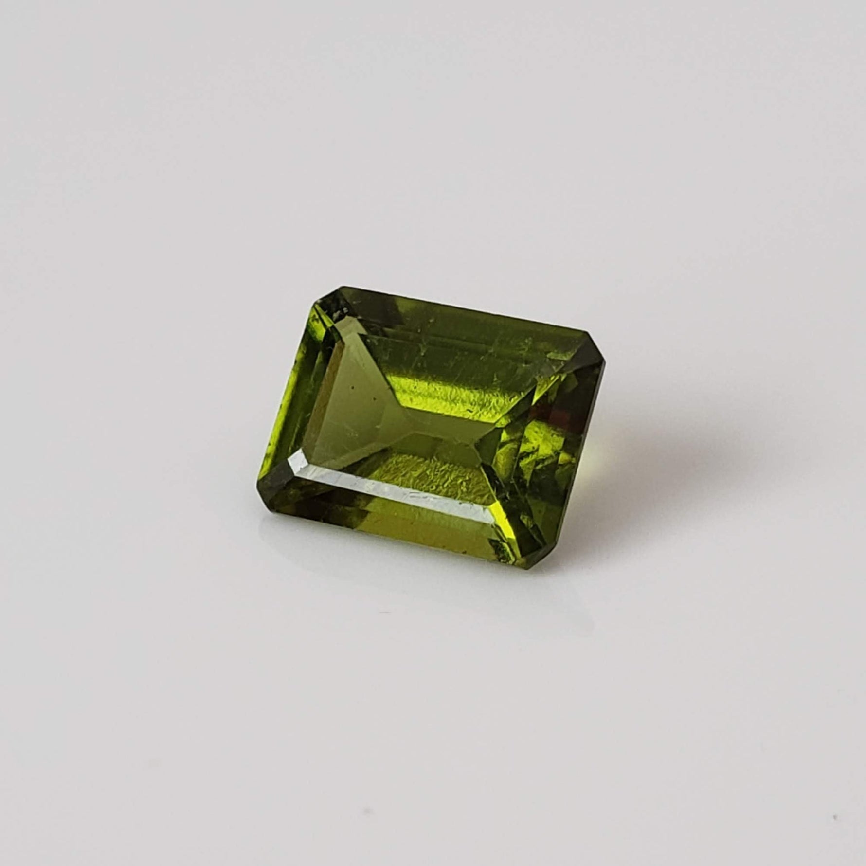 Idocrase | Green Vesuvianite | Octagon Cut | Green | 7.5x6mm 
