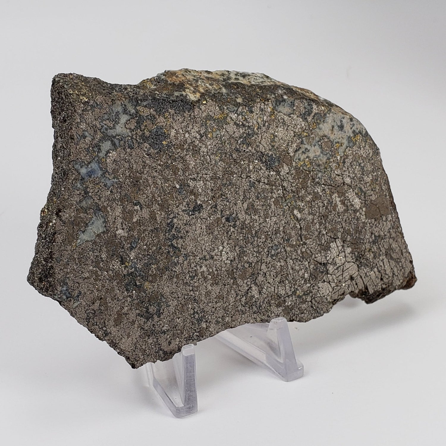  Impact Breccia | Part Slice | 222.8 Grams | Metal Rich Impactite | Sudbury Structure, Canada | SO24 1