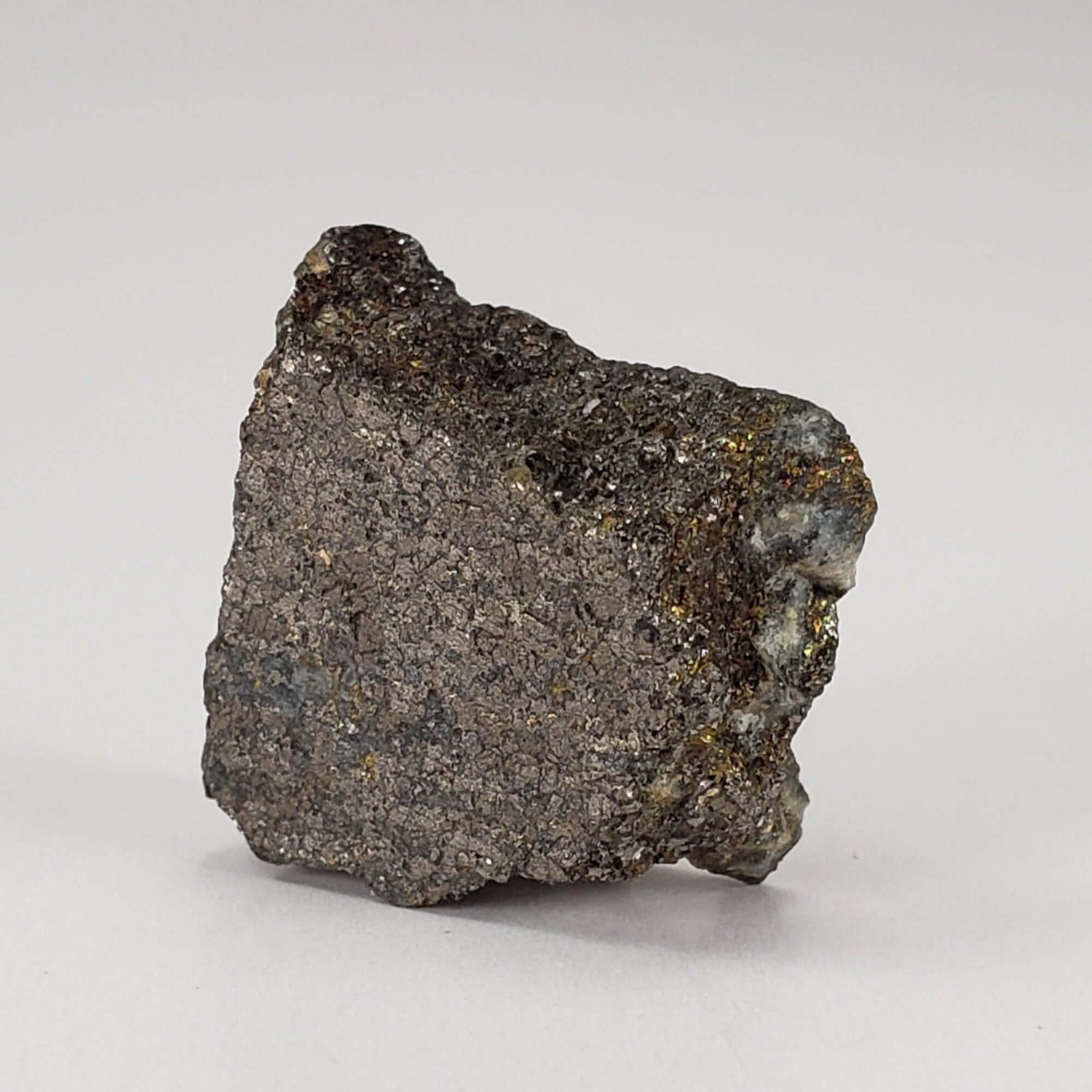  Impact Breccia Slice | 6.12 Grams | Golden Metal Veining Impactite | Sudbury Structure, Canada | SO24 1