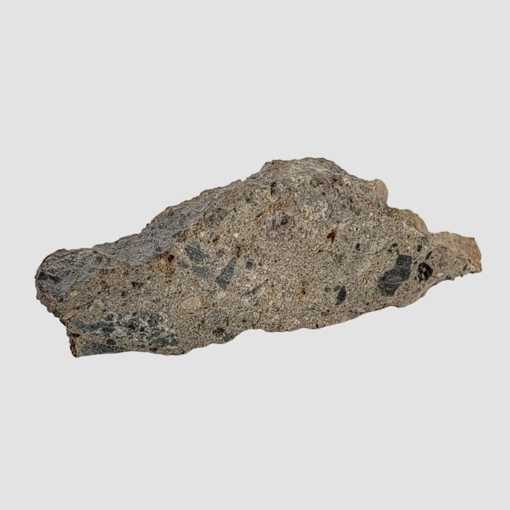  Impact Fallback Breccia Slice | 3 Grams | Suevite Impactite | Wanapitei Lake, Canada 1