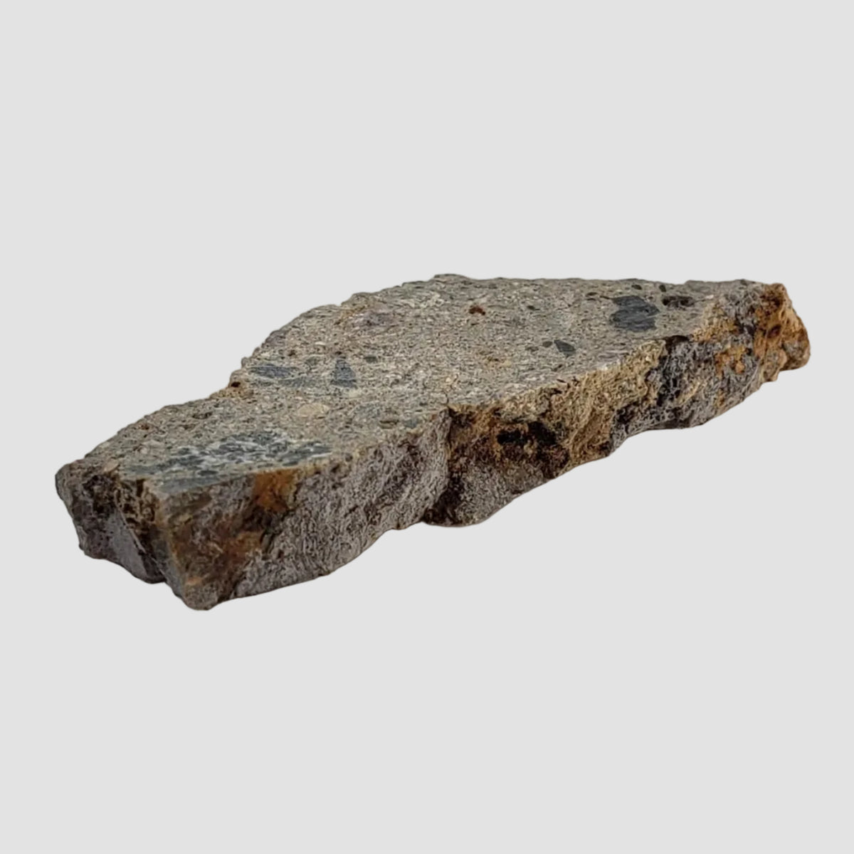  Impact Fallback Breccia Slice | 3 Grams | Suevite Impactite | Wanapitei Lake, Canada 4