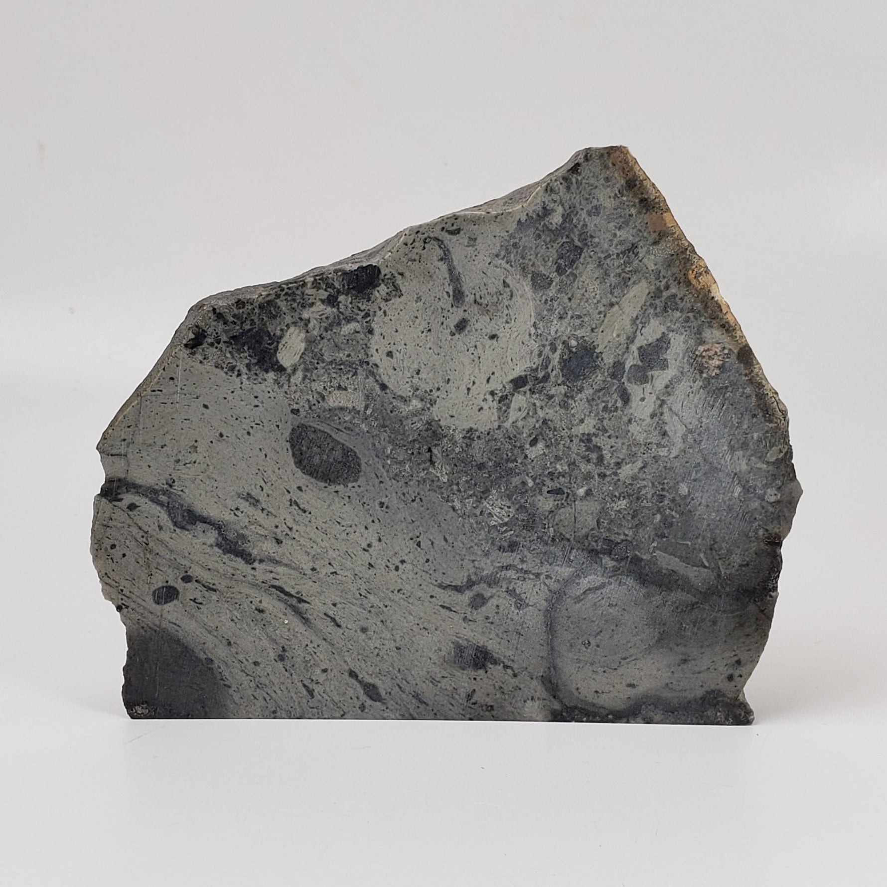  Impact Melt Glass | 231 Grams | Layered Melt Impactite | Sudbury Structure, Canada 