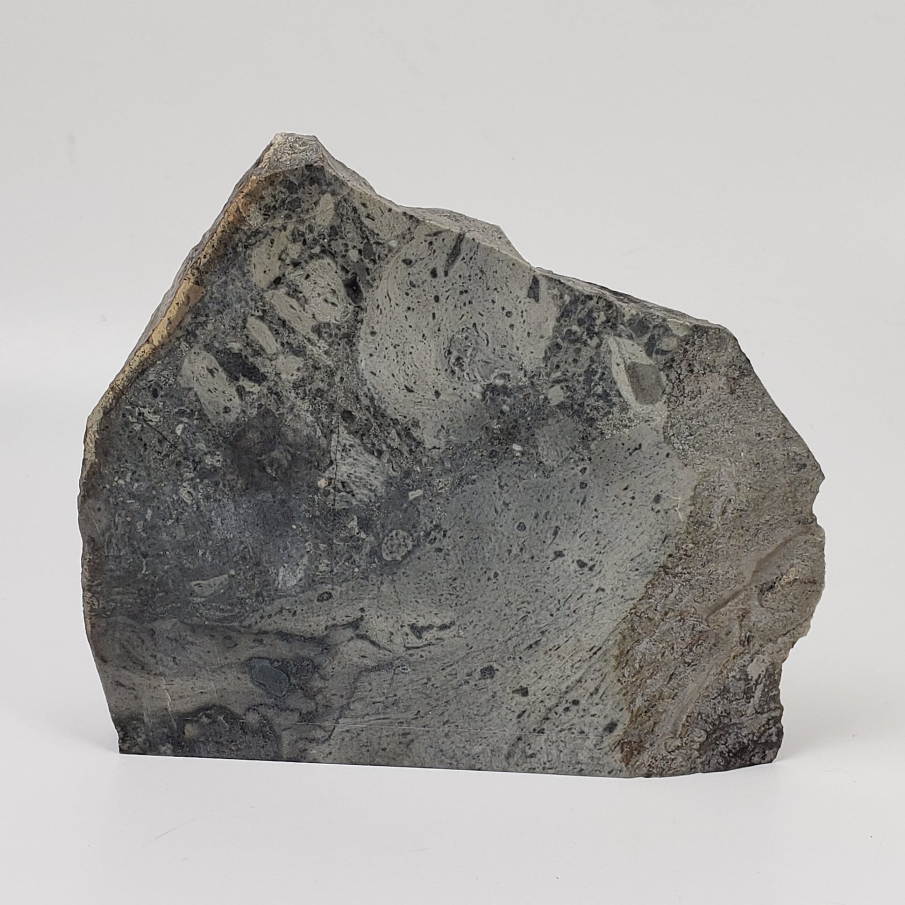  Impact Melt Glass | 231 Grams | Layered Melt Impactite | Sudbury Structure, Canada 1