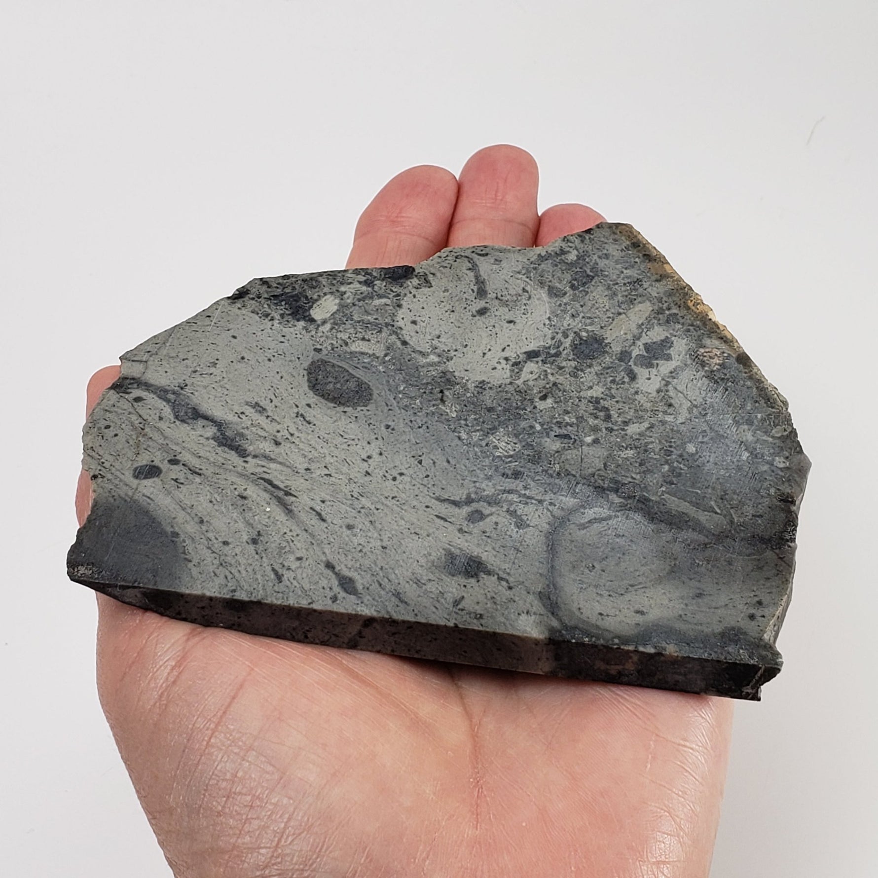  Impact Melt Glass | 231 Grams | Layered Melt Impactite | Sudbury Structure, Canada 9