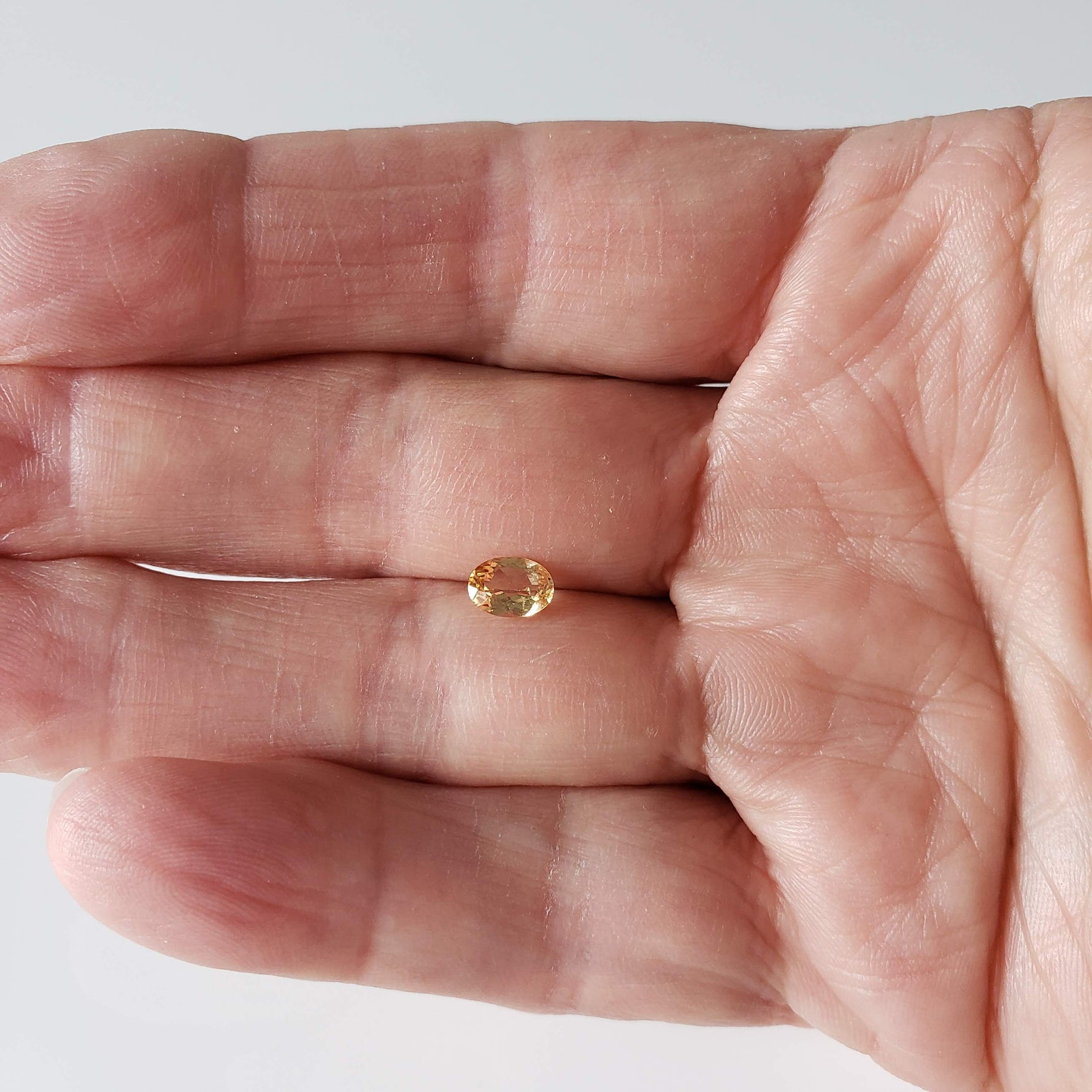  Imperial Topaz | Oval Cut | Orange | 6.8x5mm | 0.78ct 6