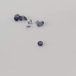 Iolite | 12 Piece Gemstone Lot | Round Cut | Blue Purple | 1.3mm 0.13tcw 2