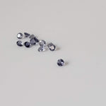 Iolite | 12 Piece Gemstone Lot | Round Cut | Blue Purple | 1.3mm 0.13tcw 4