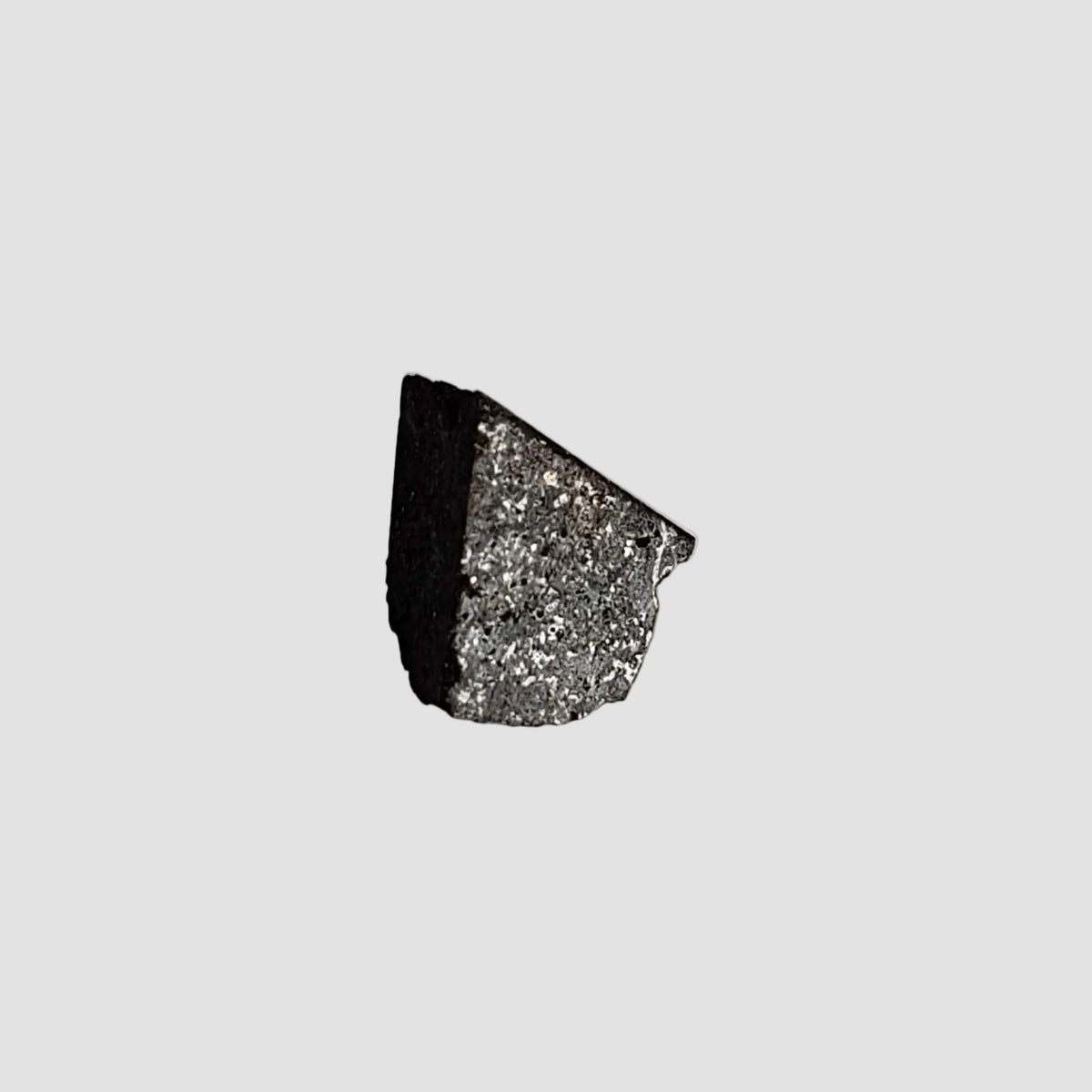Kansas State University KSU Meteorite | 0.156 Grams | Part Slice | H4 Chondrite | Manhattan, Kansas, USA 2